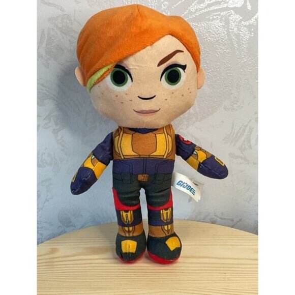 GI Joe Scarlett Red Plush Figure Stuffed Animal Doll Toy Factory - Picture 1 of 4